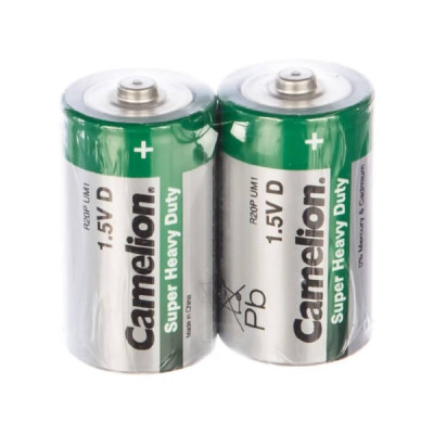 Батарейка Camelion R20 Super Heavy Duty SP-2 (12/144)