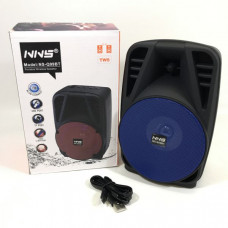 Портативная колонка с BLUETOOTH MP3 NNS Q99BT Blue 1 литиевый аккумулятор 18650 (с разъемом Micro USB).Bluetooth, TF-карта, USB, FM. Мощность (MAX): 8 Вт