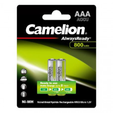 Аккумулятор Camelion R03 (800mAh) Always Ready Ni-Mh BL-2 (2/24/480)