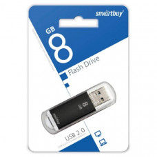 USB флеш-диск 8Gb SmartBuy V-Cut Black