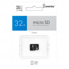 Карта памяти microSDHC SmartBuy 32Gb Class10 UHS-1 без адаптера