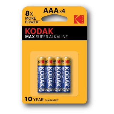 Батарейка Kodak LR03 MAX Super Alkaline BL-4 (40)