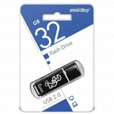 USB флеш-диск 32Gb Smartbuy Glossy series Black