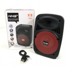 Портативная колонка с BLUETOOTH MP3 NNS Q85BT Red Встроенный динамик Размеры (Ш x В x Г): 11180168 мм Вес: 650 грамм Мощность: 8 Вт Слот для карты памяти: tf-карта , литиевый аккумулятор 18650 (с разъемом Micro USB), Bluetooth, Voice, USB, FM. Динамик: 3 