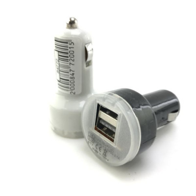 АЗУ-2 USB 3,1А 1A+2.1A цвета в ассортименте (5656)