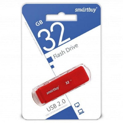 USB флеш-диск 32Gb Smartbuy Dock Red