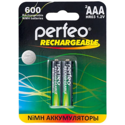 Аккумулятор Perfeo R03 600mAh BL-2