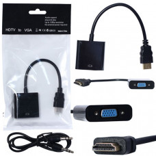 Переходник HDMI (AF) - VGA (AM) Live-Power H179 Black