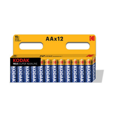 Батарейка Kodak LR06 MAX SUPER ALKALINE BL-12