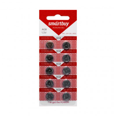 Батарейка Smartbuy AG8 BL-10