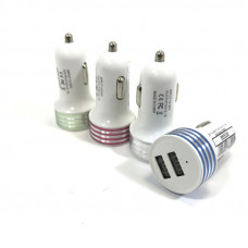 АЗУ-2 USB 3,1А 1A+2.1A полосатая (5656)
