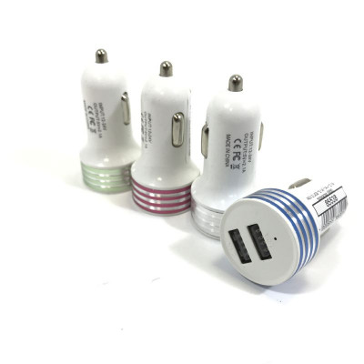 АЗУ-2 USB 3,1А 1A+2.1A полосатая (5656)