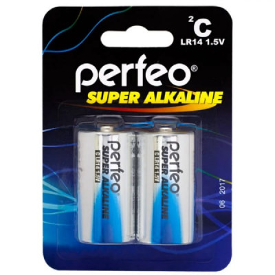 Батарейка Perfeo LR14 Super Alkaline BL2