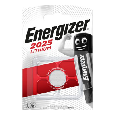 Батарейка ENERGIZER CR2025 BL-1 (1/10/40)
