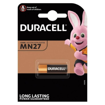 Батарейка Duracell A27 (MN27) Alkaline BL-1