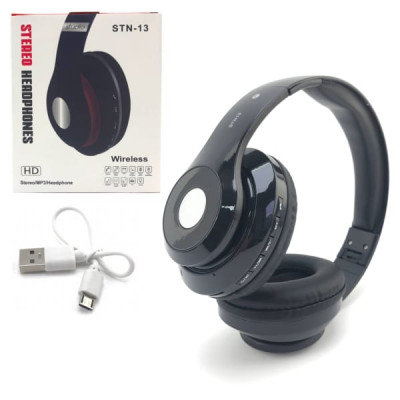 Гарнитура беспроводная полноразмерная Bluetooth MB STN-13 Black