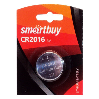 Батарейка Smartbuy CR2016 BL1