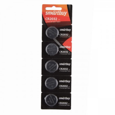 Батарейка Smartbuy CR2032 BL-5 (5/100)