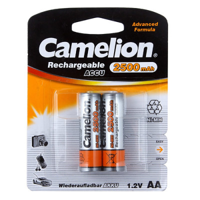 Аккумулятор Camelion R06 (2500 mAh) (2 бл)  (2/24/384)