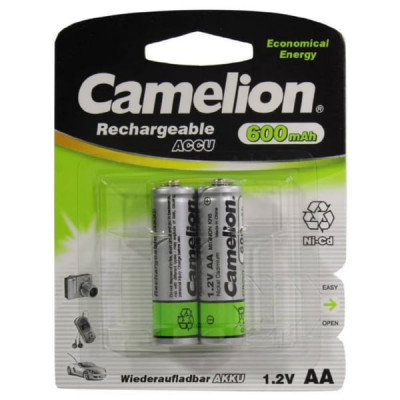 Аккумулятор Camelion R06 (600 mAh) (2 бл)  (2/24/480)