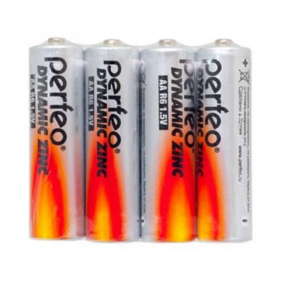 Батарейка PERFEO R6 Dynamic Zinc SH-4 (60/1200)