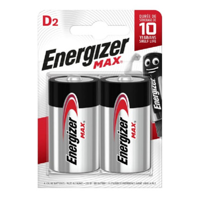 Батарейка Energizer LR20 Max BL-2