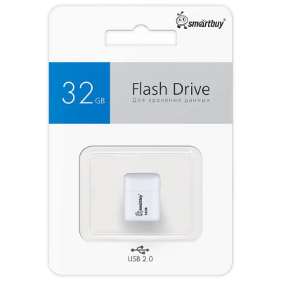 USB флеш-диск 32Gb Smartbuy Lara White