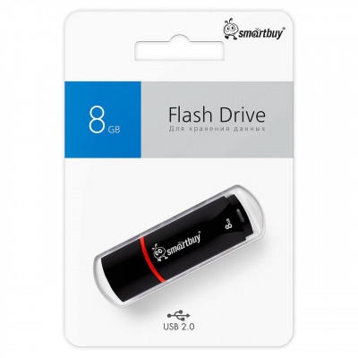 USB флеш-диск 8Gb Smartbuy Crown Black