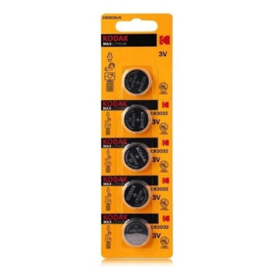 Батарейка KODAK CR2032 BL5 MAX LITHIUM