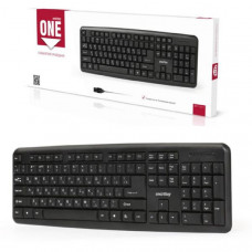 Клавиатура проводная SmartBuy 112 USB ONE черная.
Совместимость: Windows 2000 / XP / 2003 / Vista / 7 / 8 / 8.1 / 10  Интерфейс подключения: USB. Дизайн клавиатуры: Классический. Цвет русской раскладки: белый. Цвет клавиатуры: черный. (1/20)
