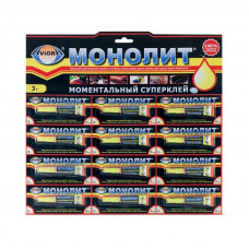 Супер-клей Монолит, 3 гр., лента BL-12  (12/288)