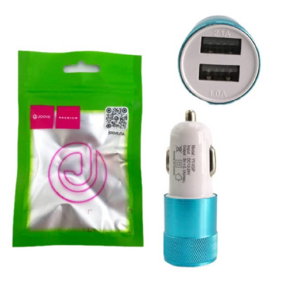 АЗУ-2 USB Nokoko 2,1А глянец, рифленый