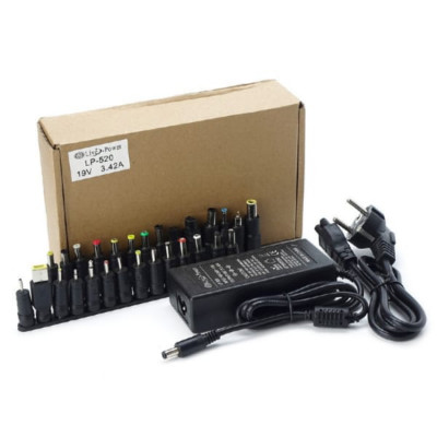 Универ.СЗУ для ноутбуков Live-Power LP-520 19V/3,42A, (5.5х2.5) +28 насадок