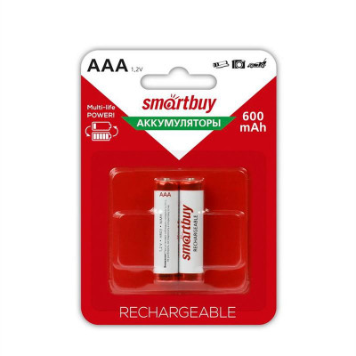 Аккумулятор Smartbuy R03 600mAh Ni-Mh BL-2 (24/240)