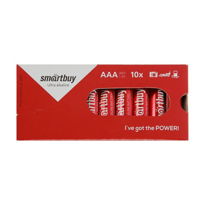 Батарейка Smartbuy LR03 Alkaline box-10