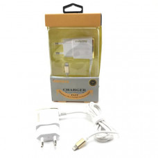 СЗУ Lightning + USB 1A (GLX G-10). Сетевое зарядное устройство Lightning + выход USB.