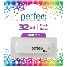 USB флеш-диск 32Gb Perfeo C05 White