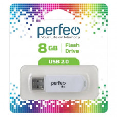 USB флеш-диск 8Gb Perfeo C03 White