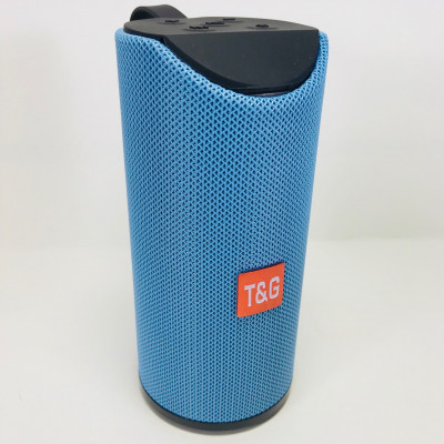 Портативная колонка Portable TG-113 Blue (размер 16х7 см) (Bluetooth,FM,micro,AUX)