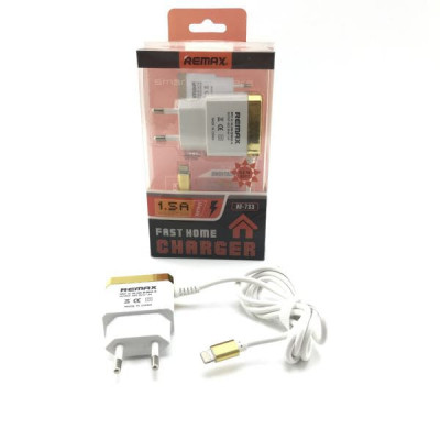 СЗУ Lightning + USB 1.5A (AF-733). Сетевое зарядное устройство Lightning + выход USB.