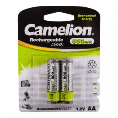 Аккумулятор Camelion R06 (800mAh) Ni-Cd BL-2 (2/24/480)