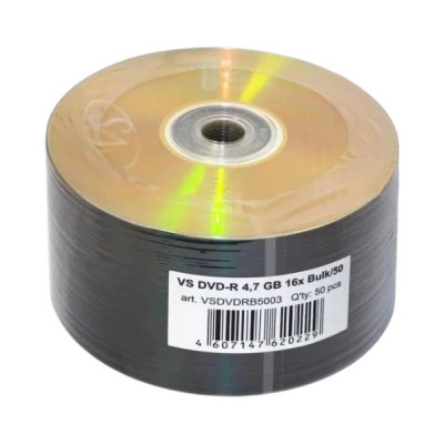 Диск DVD-R VS 4.7GB Bulk 50 шт.