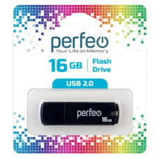 USB флеш-диск 16Gb Perfeo C05 Black