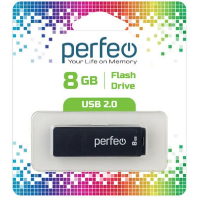 USB флеш-диск 8Gb Perfeo C04 Black