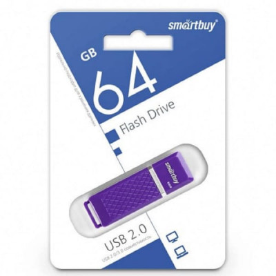 USB флеш-диск 64Gb SmartBuy Quartz фиолетовый