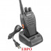 Рация Baofeng BF-999S(UHF)/50 Диапазон частот: UHF(400-470 МГц); Выходная мощность: 5W; Дальность вещания: 5 км; 16 каналов; Регулируемый уровень громкости; Встроенный фонарик.; Вес: 150г; Размер: 115х55х33 мм Материал: пластик