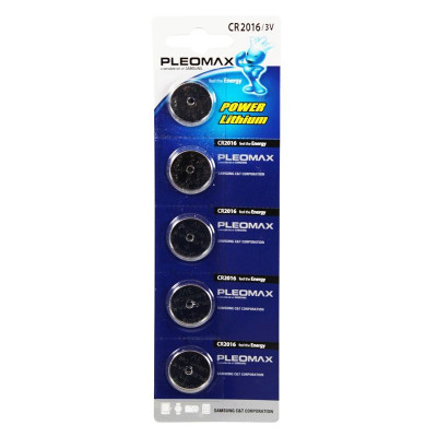 Батарейка Samsung Pleomax CR2016 BL5 (5/100)