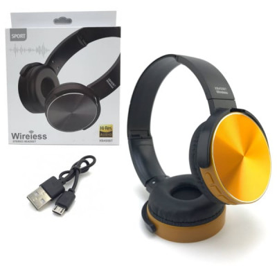 Гарнитура беспроводная полноразмерная Bluetooth SN ХВ450BT Gold