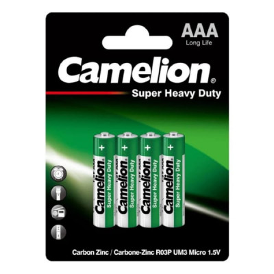 Батарейка Camelion R03 Super Heavy Duty BL-4