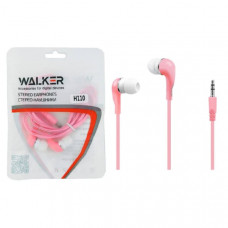 Гарнитура вакуумная WALKER H110, розовые (Технические Характеристики на Русском языке )